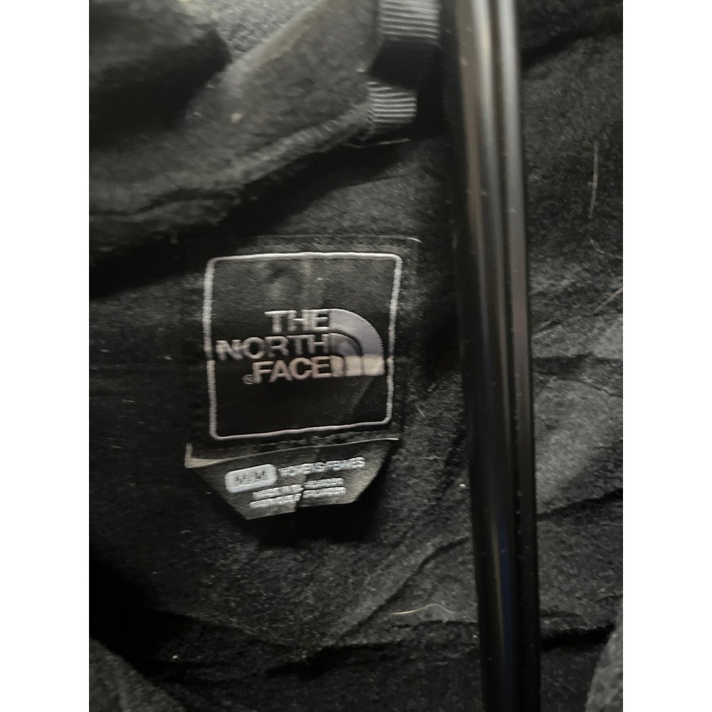 The North Face Black Fleece Jacket Full Zip Logo‎ Embroidered Women's Medium - Picture 5 of 5